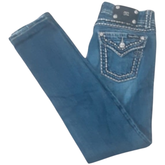 Miss Me Women's Buckle Exclusive Embellished Blue Jeans Size 28 - Picture 1 of 8